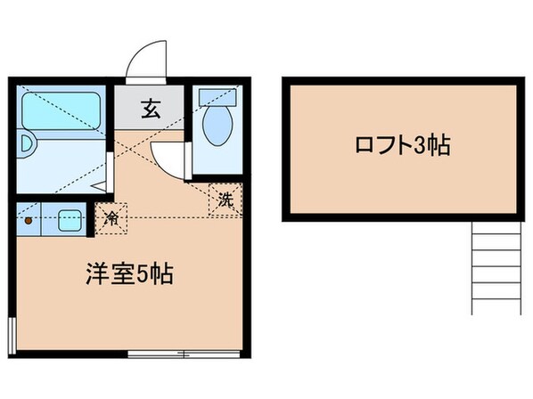 グッドウィル小机３号館の物件間取画像